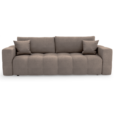 Canapé convertible express matelas 140cm RAFAEL Tissu tramé