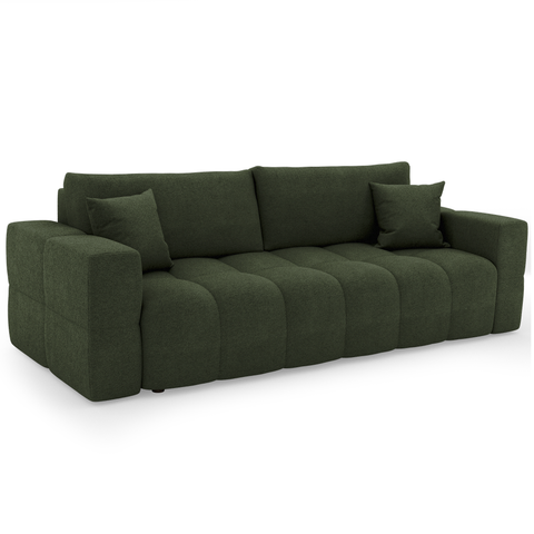 Canapé convertible express matelas 140cm RAFAEL Tissu tramé