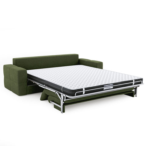 Canapé convertible express matelas 140cm RAFAEL Tissu tramé