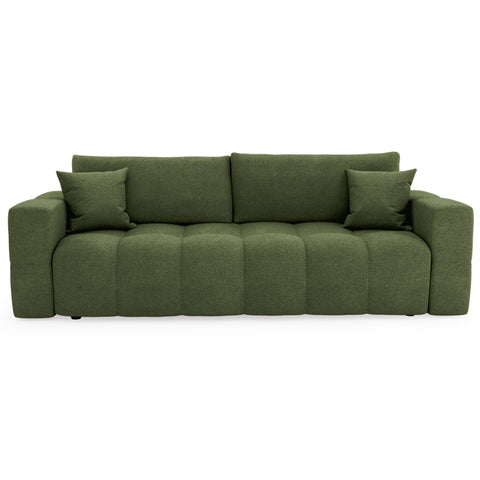 Canapé convertible express matelas 140cm RAFAEL Tissu tramé