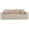 Canapé convertible express matelas 160cm RAFAEL Tissu bouclette
