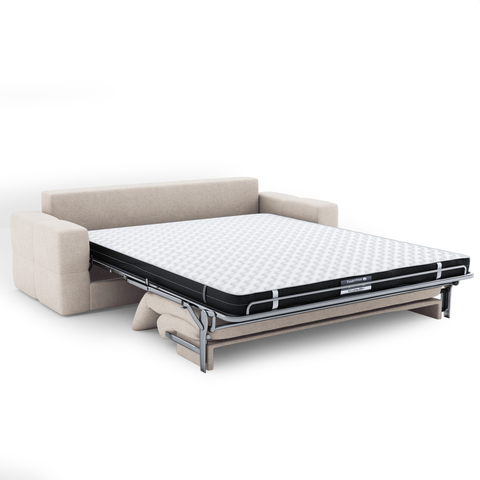 Canapé convertible express matelas 160cm RAFAEL Tissu tramé