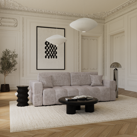 Canapé convertible express matelas 160cm RAFAEL Velours