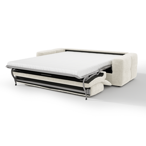 Canapé 3 places convertible SAGA velours texturé