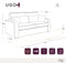 Canapé convertible express matelas 140cm UGO Velours