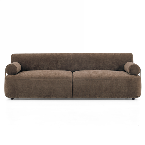Canapé 3 places VOLTA tissu tramé toucher doux