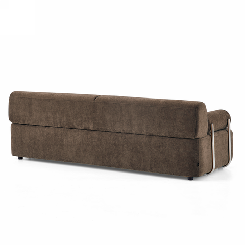 Canapé 3 places VOLTA tissu tramé toucher doux
