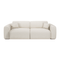 Canapé 4 places convertible YUMA tissu bouclette