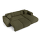 Canapé convertible grand angle droit YUMA tissu bouclette