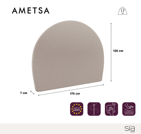 Tête de lit 160cm AMETSA Velours