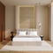 Ensemble de lit 160cm boxspring CELESTE velours gaufré