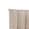 Ensemble de lit 160cm boxspring CELESTE velours gaufré