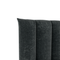 Ensemble de lit 160cm boxspring CELESTE velours gaufré