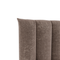 Ensemble de lit 160cm boxspring CELESTE velours gaufré