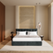 Ensemble de lit 180cm boxspring CELESTE velours gaufré