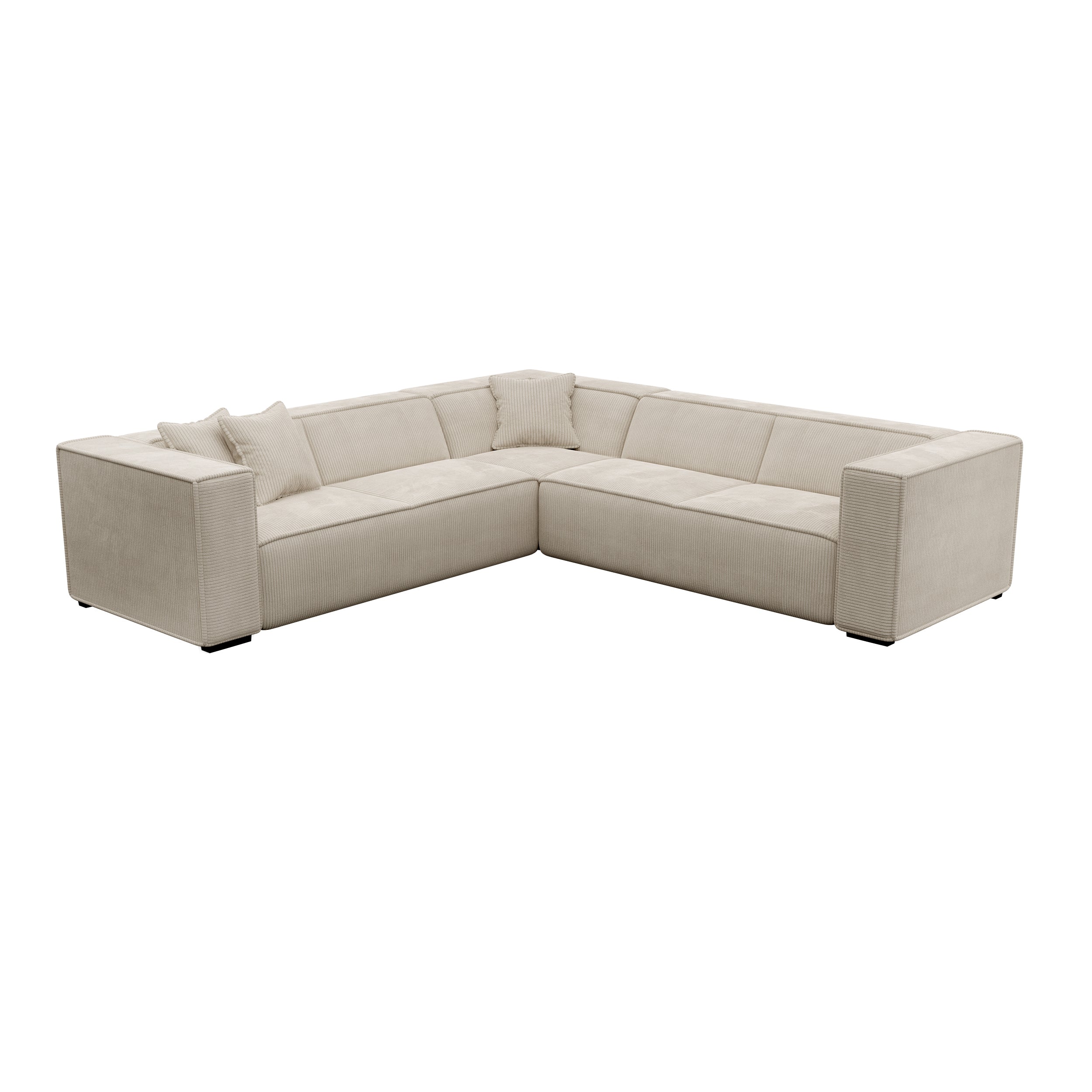 Coussin pour canapé Aiala 2 places beige 65 x 125 cm | Kave Home®