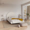 Lit 160cm OLIVIA ROSE Tissu bouclette