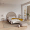 Lit 180cm OLIVIA ROSE Tissu bouclette