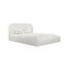 Lit coffre LILY ANN 160cm (Tête De Lit, Sommier À Coffres) Tissu bouclette