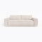 Canapé convertible express JOAN Velours côtelé - Matelas Dunlopillo 140cm