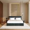 Ensemble de lit matelas premium 160cm et lit boxspring  LUNE velours gaufré