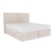 Ensemble de lit matelas premium 180cm et lit boxspring  LUNE velours gaufré