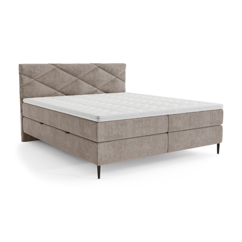 Ensemble de lit 160cm Boxspring MADDY Velours