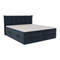 Ensemble de lit 140cm boxspring SOLANA velours chenillé
