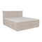 Ensemble de lit 140cm boxspring SOLANA velours chenillé