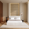 Ensemble de lit 140cm boxspring SOLANA velours chenillé