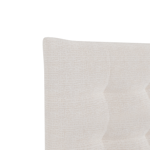 Ensemble de lit 140cm boxspring SOLANA velours chenillé