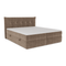 Ensemble de lit 140cm boxspring SOLANA velours chenillé