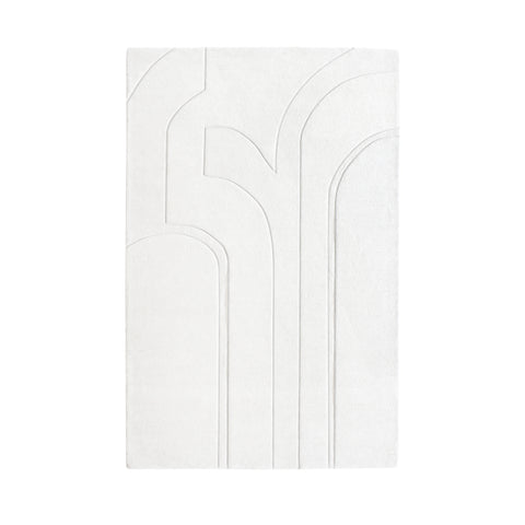 Tapis rectangulaire JARA en laine 160x230cm