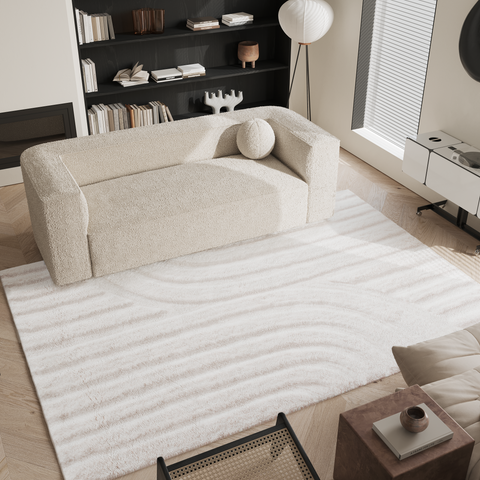 Tapis rectangulaire RODY toucher doux 200x300cm