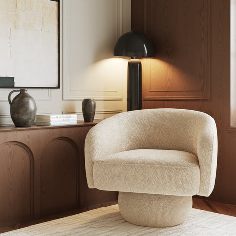 Fauteuil ARLO velours bouclé