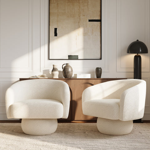 Fauteuil ARLO velours bouclé
