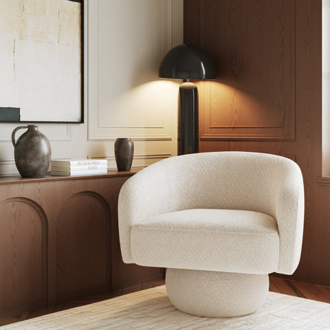 Fauteuil ARLO velours bouclé