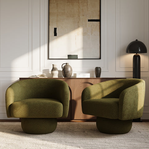 Fauteuil ARLO velours bouclé