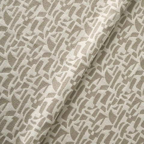 Pouf ARO tissu bouclé à motifs