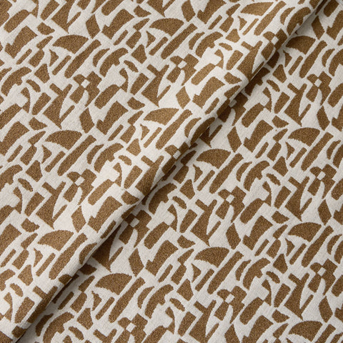 Pouf ARO tissu bouclé à motifs