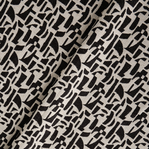 Pouf ARO tissu bouclé à motifs
