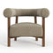 Fauteuil BALI velours chenillé