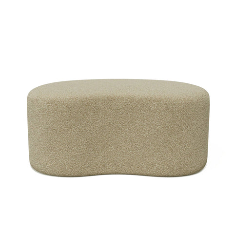 Pouf DUNE 80cm tissu bouclette