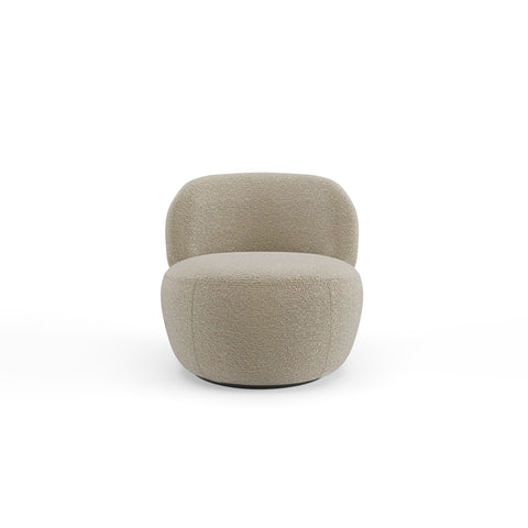 Fauteuil pivotant EDEN Tissu Bouclette