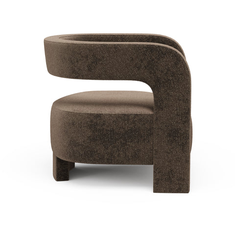 Fauteuil GABY velours texturé
