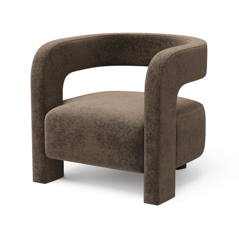 Fauteuil GABY velours texturé