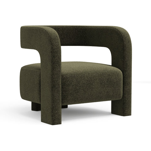Fauteuil GABY velours texturé