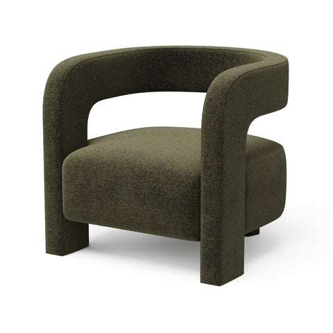 Fauteuil GABY velours texturé