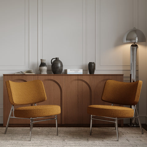 Fauteuil IGGY tissu bouclette