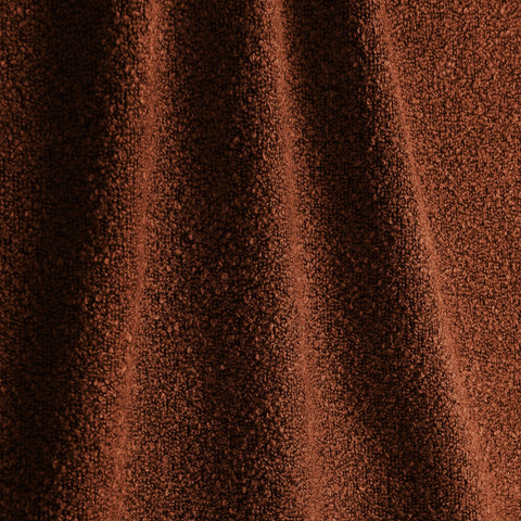 Lot de 2 fauteuils IGGY tissu bouclette terracotta